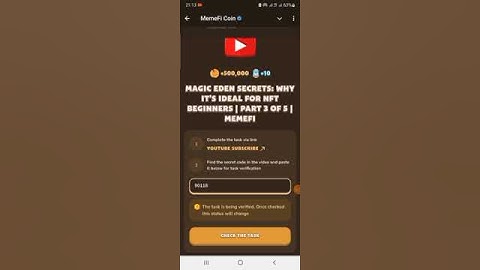 Magic eden secrets why it’s ideal for nft beginners part 3 of 5 memefi new video code