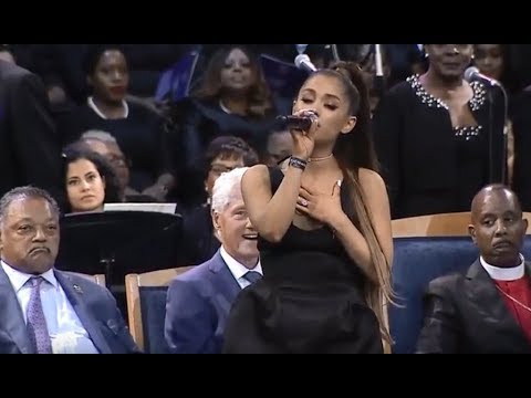 Ariana Grande A Natural Woman Live At Aretha Franklins Funeral