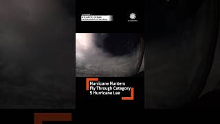 Incredible footage: Recon plane battles lightning storm in Hurricane Lees eye