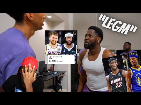 "LeBron's Locker Room Reaction After Luka Join the Lakers! Reaction🤯🔥