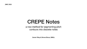 CREPE Notes - Demo video for SMC conference 2023