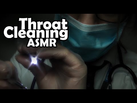 Throat Cleaning ASMR (Close Up Personal Attention, Light Triggers, Soft Spoken English Accent ASMR)