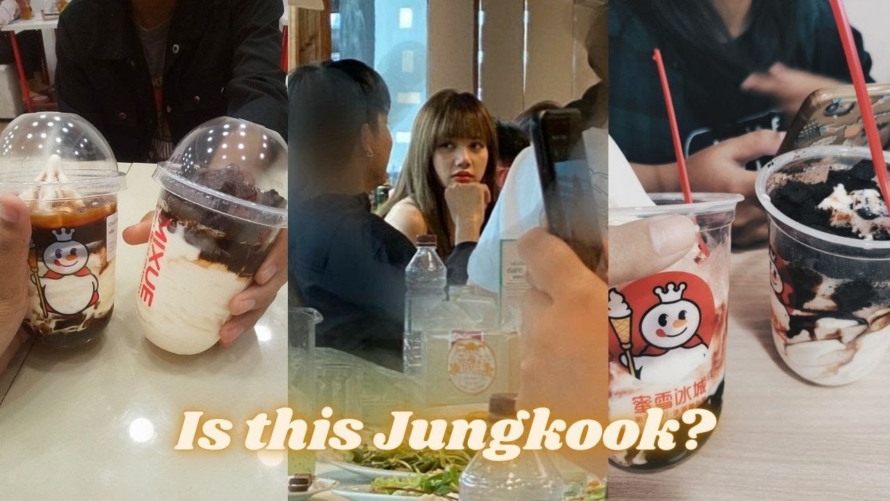 Lisa Blackpink Caught on Camera Eating Together-Who is the Guy Next to Her?