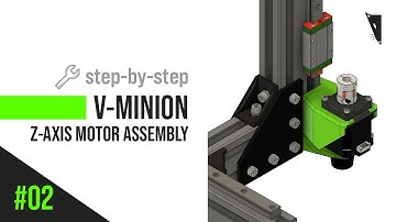 Rat Rig V-Minion - #02 Z-Axis-Motor-Assembly | Step-by-Step Build Guide