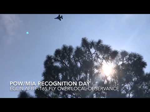 sports news POW-MIA Day Flyover at Eglin AFB