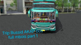 Bussid trip AKAP bersama bus shantika Part 1 Semarang -Cirebon-Jakarta-Merak.kejar tayang mlm hr screenshot 5