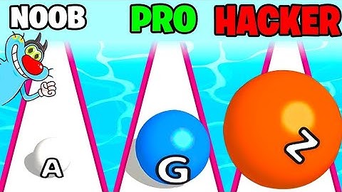NOOB vs PRO vs HACKER | In A-Z Run | With Oggy and Jack | #rockindiangamer