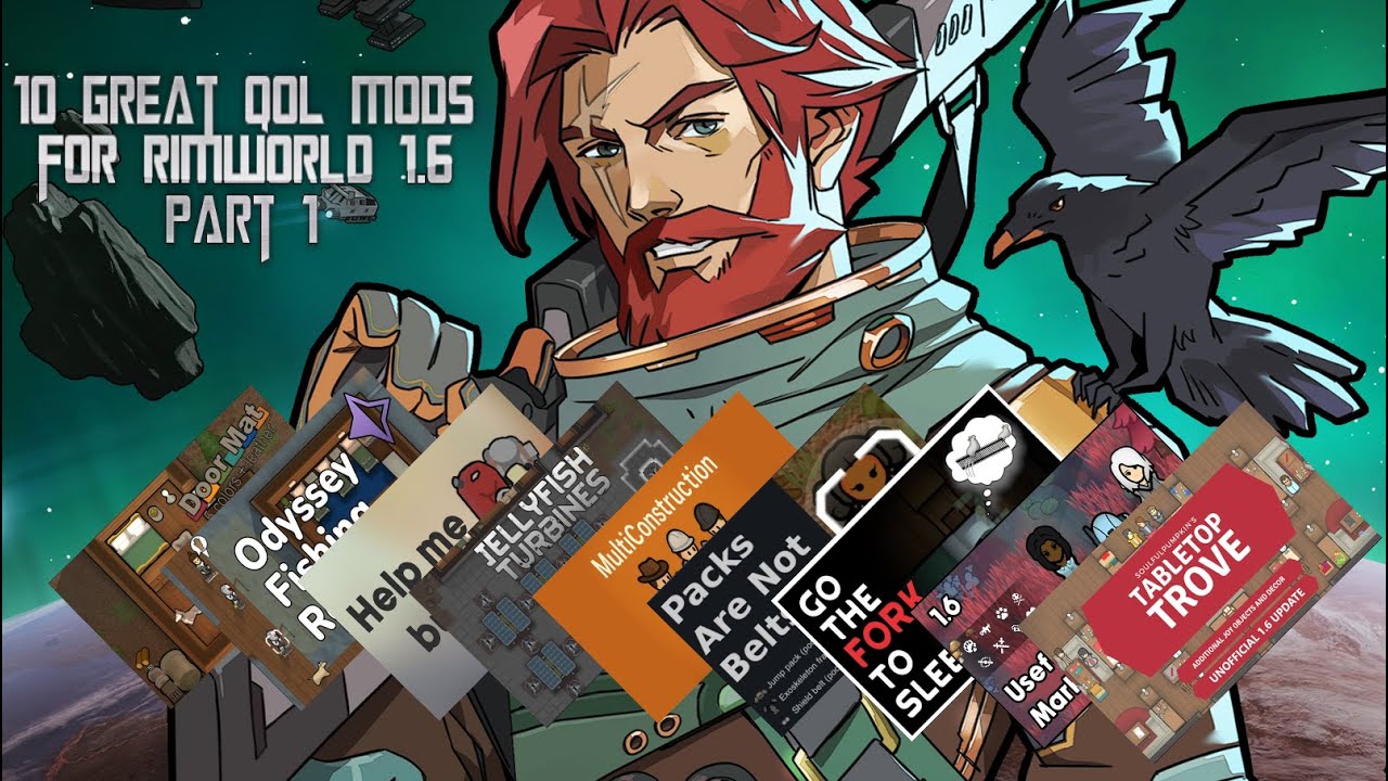 10 отличных модов для улучшения качества жизни в Rimworld 1.6, часть 1