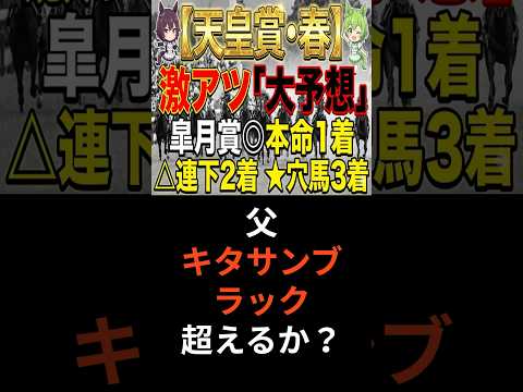 【天皇賞春2026】クロワデュノール"距離の壁"をAIはどう判断した？ JRA-VAN TARGET × AI複合モデル統合分析〜過去15年の傾向と対策 #ai予想 #解説 #中央競馬予想