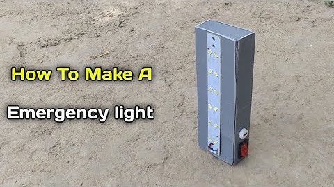 How To Make A Emergency Light With PVC Pipe / @SamarExperiment  New Video