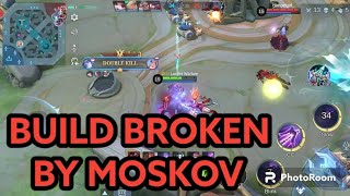 SCARY BUILD MOSKOV  trending mobilelegends mobilelegends  TOPGLObAL