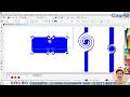 8 CorelDRAW Graphic Design in Pashto | Twirl and Repel Tool Practice Project