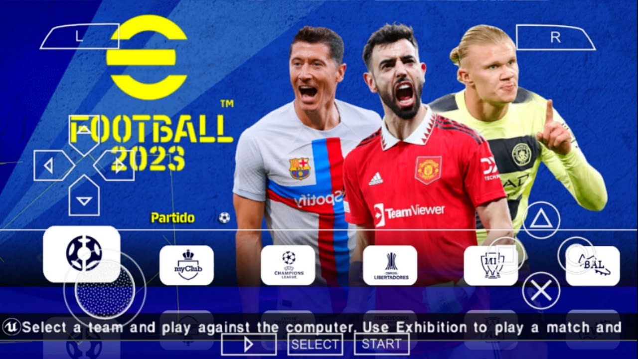 eFOOTBALL PES 2023 PPSSPP CAMERA PS5 ANDROID OFFLINE 600MB BEST GRAPHICS  NEW KITS & LATEST TRANSFERS 