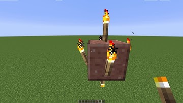 Minecraft ceiling torch Mod!