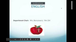 English Department Course Selection Video