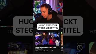 Hugo entdeckt Stegis Videotitel...