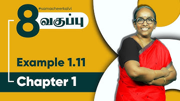 8th maths - Chapter 1 - Example 1.11 | State board | Tamil medium | Ranjitham Maths | Studycare