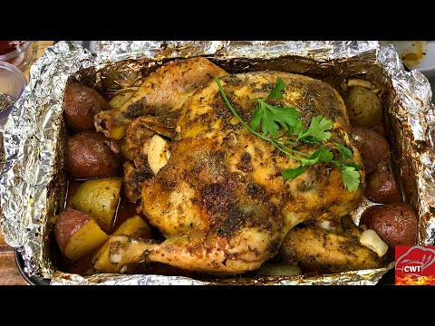 Cajun Roast Chicken Recipe | How To Make Juicy Baked Chicken Cajun Style