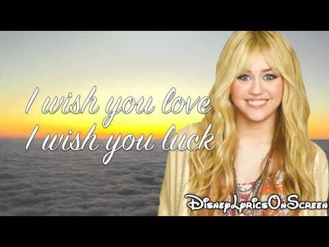 Hannah Montana - I'll Always Remember You (Lyrics ...