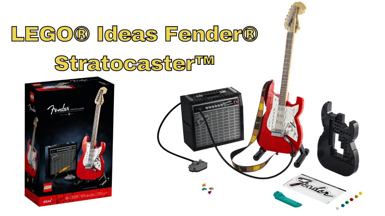 LEGO Ideas Fender Stratocaster Revealed - coming Oct 2021