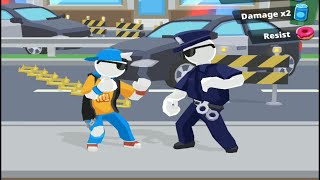 Menantang Preman Yang Ada Dijalanan Sampai Lawan Polisi | Match Hit - Puzzle Fighter screenshot 5