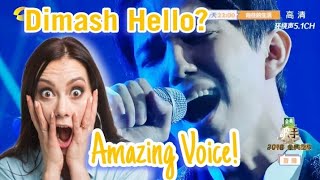 AMERICAN FIRST TIME REACTION Dimash HELLO SINGER 2018 | The Best Singer In The World!!