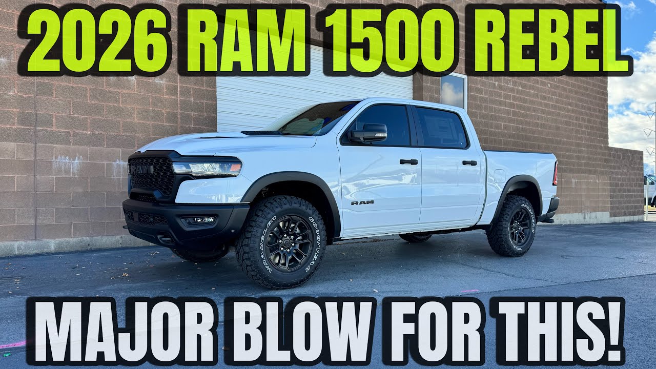 Модель RAM Rebel 2026 года получила серьёзный удар!