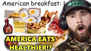AMERICAN Reacts to USA vs EUROPE Obesity! *never eating again*