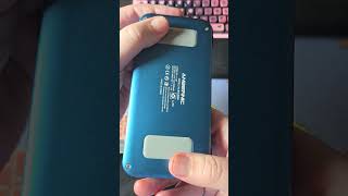 Blue metal perfection that still works perfectly #retrogaming #handheld #anbernic