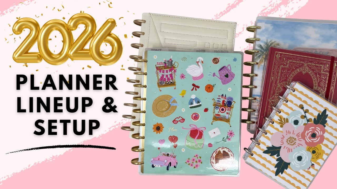 Планер на 2026 год: линейка и настройка планера | Happy Planner