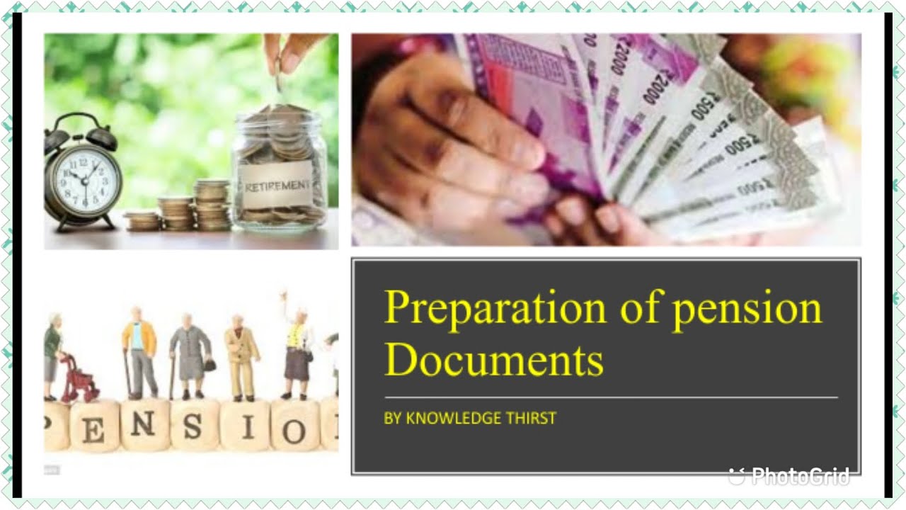 Lecture 2Preparation of Pension documents Pension rules Senior