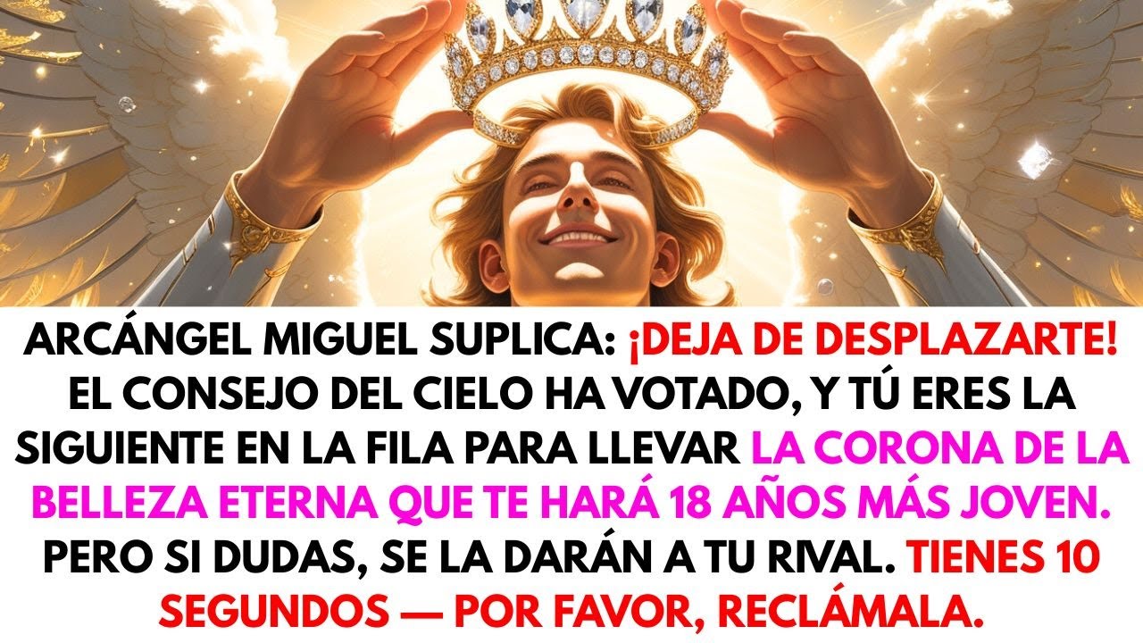 “Arcángel Miguel Suplica: El Cielo Te Eligió Para La Corona De La Belleza Eterna 👑✨”