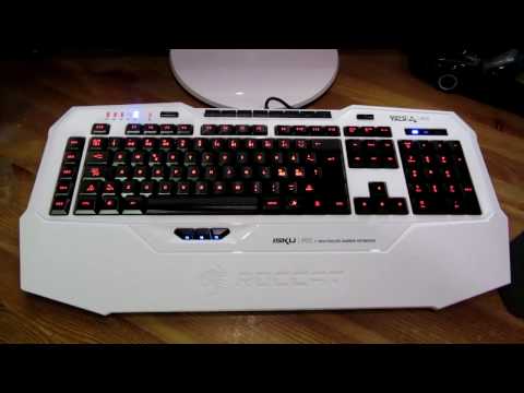 Roccat Isku FX Multicolor Gaming Keyboard Nordic White Roccat Isku FX Multicolor Gaming Keyboard Nordic White