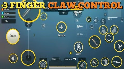 3 Finger Claw Guide/Tutorial Bgmi Tips And Tricks Setup /Sensitivity Settings