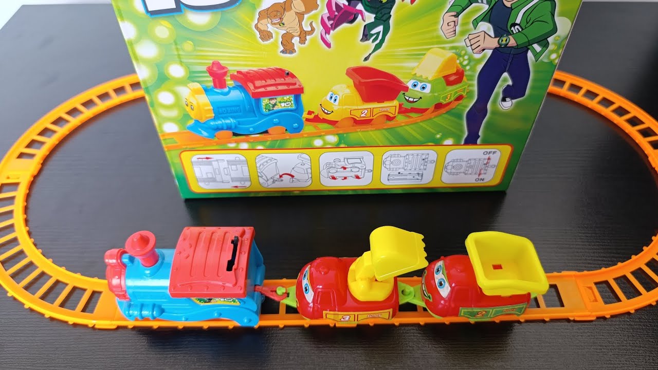 Ben 10 Electric Train Set | Motorized Engine | Unboxing & Review 