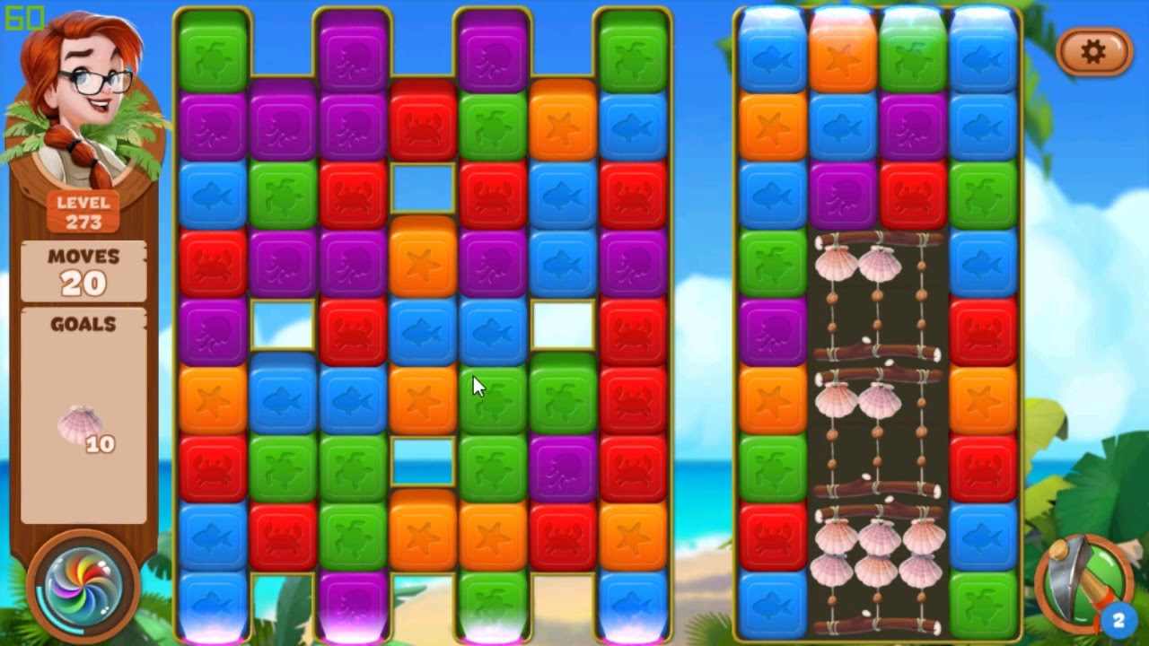 Lost Island Blast Adventure level 273