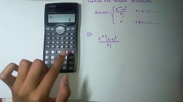 How To Solve Poisson Distribution Using Calculator [fx-991MS] | Mathematics 3 |