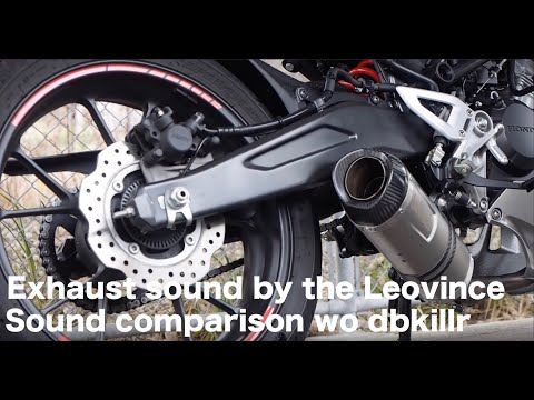 Leovince Lv One Evo For Cb125r Without Db Killer バッフル有無 マフラー音比較 Honda Cb125r カスタム マフラー Youtube