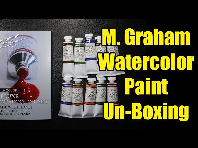 Setup & SWATCH my M Graham Watercolor Palette ~ 💖🎨~ NEW PALETTE for my M  GRAHAM WATERCOLORS 