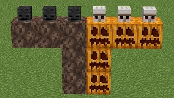 how to create a double pumpkin wither