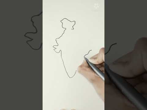 Indian map drawing