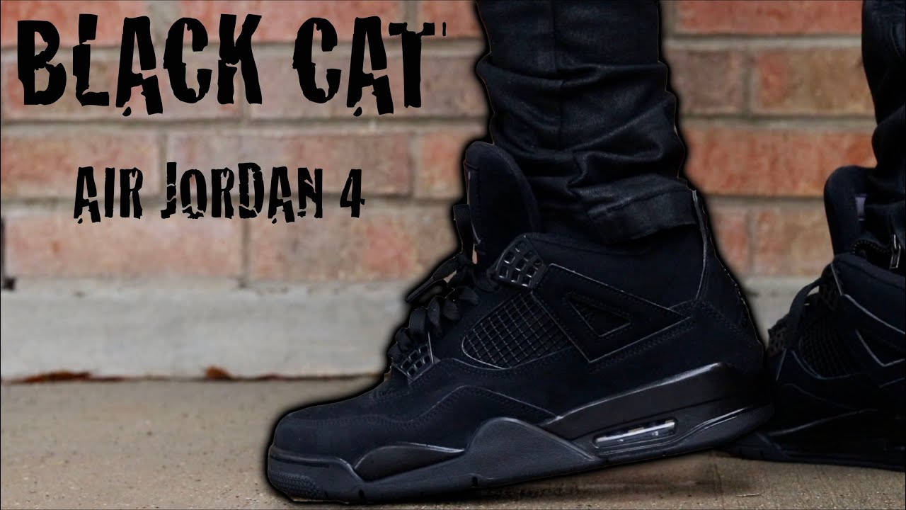 Air Jordan 4 Black Cat Review On Feet Got Them For Under Retail Youtube
