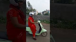 टर्न घेताना डोक शांत ठेवने महत्वाचे आहे,३ दिन प्रैक्टिस #latur #ladydriver #scooty #yt #activa