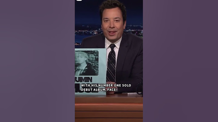 Jimmy got a sneak peak of 😎#jimin_who❤️‍🔥 The Tonight show starring #jimmyfallon  BTS 💜 ARMY ♾️