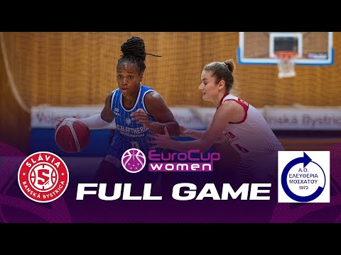 Slavia Banska Bystrica v Eleftheria Moschatou | Full Basketball Game | EuroCup Women 2022-23