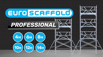 Rolsteiger Professional, gevelvrij opbouwen, 4, 6, 8, 10, 12 en 14 meter