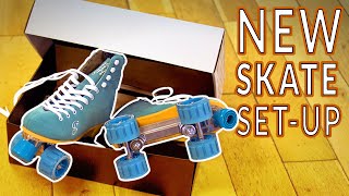New Beginner Roller Skates Out Of The Box  How To Set Them Up And Trying For The First Time