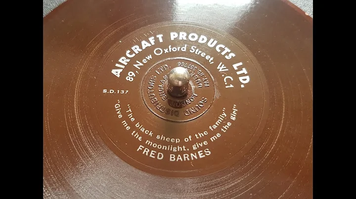 Fred Barnes circa 1932 Flexi 78 rpm