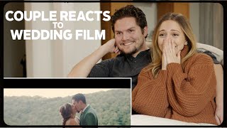 Couple Reacts to Wedding Film | EMOTIONAL