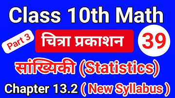 Class 10th Math chitra prakashan| Chapter 13.2 | सांख्यिकी | चित्रा प्रकाशन | up board math